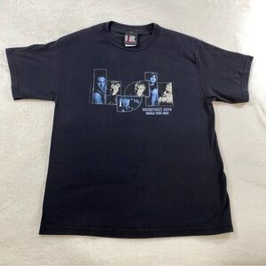 Backstreet Boys Black and Blue World Tour 2001 TShirt Vintage Youth Medium
